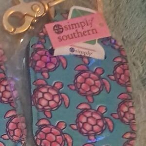 Simply Southern Pink Turtle Sanitizer Holder